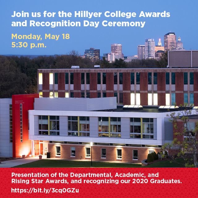 flyer about Hillyer Commencement